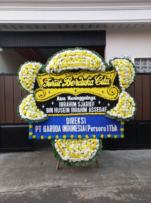 Papan Bunga Duka di Banjardowo